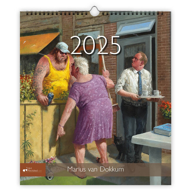 Comello Maand kalender - 2025 - Marius van Dokkum - 30x35cm