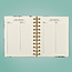 Paperclip Agenda - 2025 - Downtown - Palmboom bladeren - Flexi cover - AGE.DT.2502-1