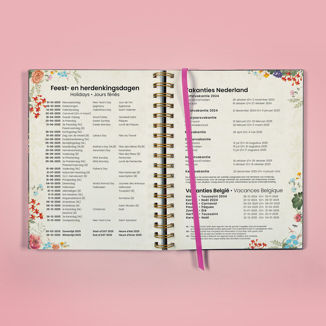 Agenda 2025 Belle ville Bureau 04AGE.BV.25082 1234feest.nl
