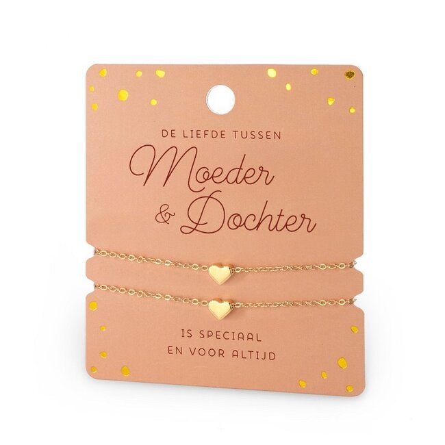 Miko Armbandjes - Hartje - Moeder & dochter