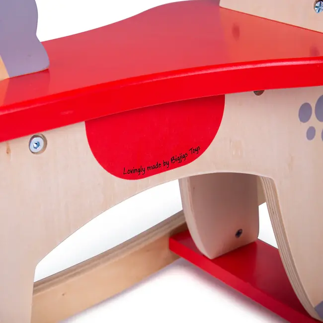 BigJigs Hobbelpaard - Retro - Hout