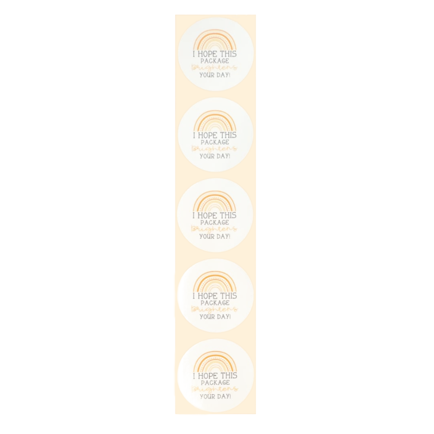 Stickers - Package brightens your day! - Rond - 4cm - 100st. - DBLS019