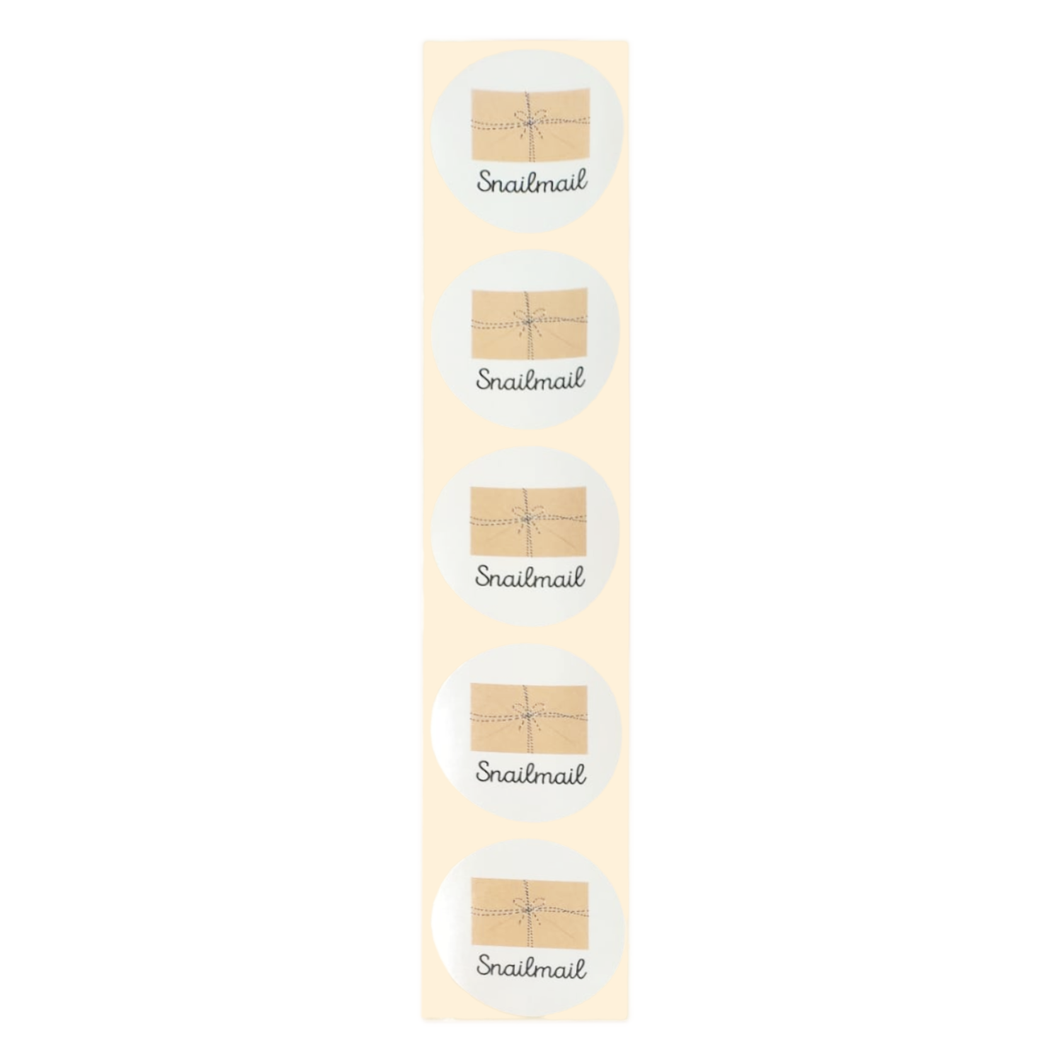 Stickers - Snailmail envelop - Rond - 4cm - 100st. - DBLS036