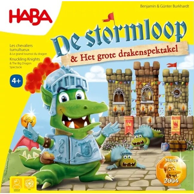 Haba Spel - De stormloop & het grote drakenspektakel - 4+