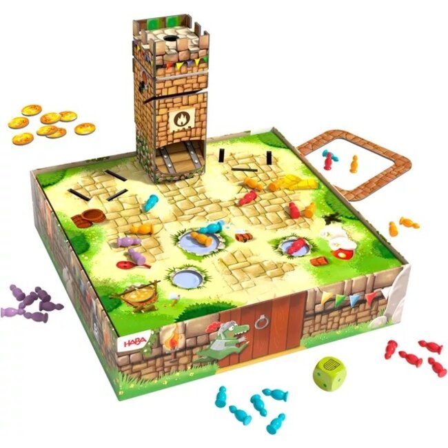 Haba De stormloop & het grote drakenspektakel - Bordspel - 4+