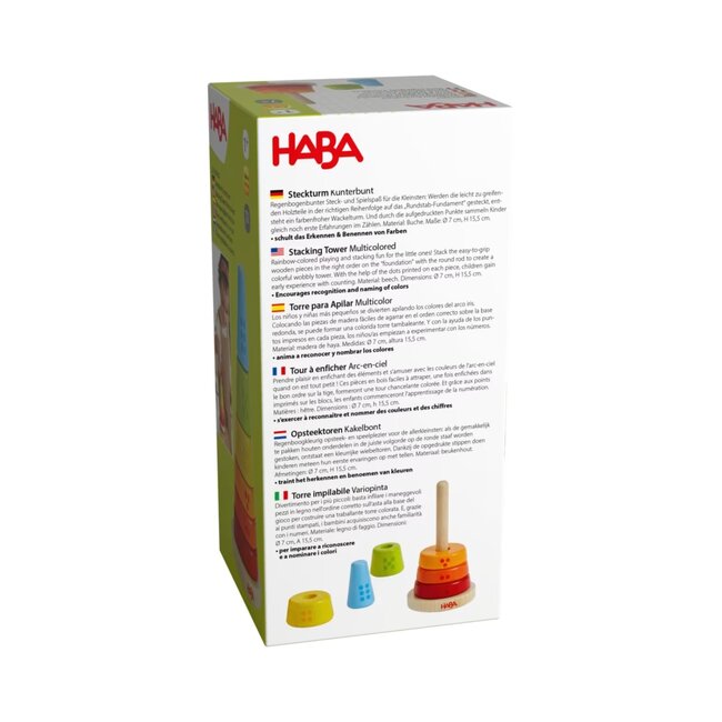 Haba Stapeltoren - Kakelbont