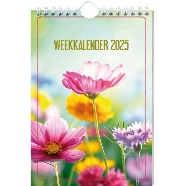 Interstat Week kalender - 2025 - Bloemen