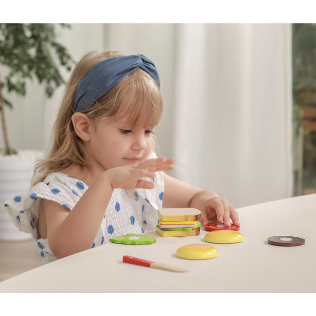 Speelgoedeten - Hamburger & sandwich