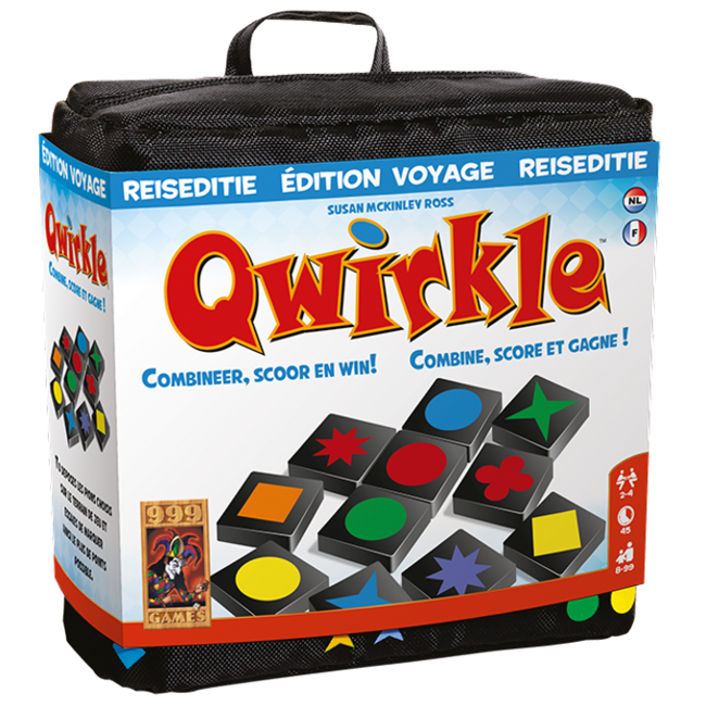 999 Games Spel - Qwirkle - Reiseditie - 8+