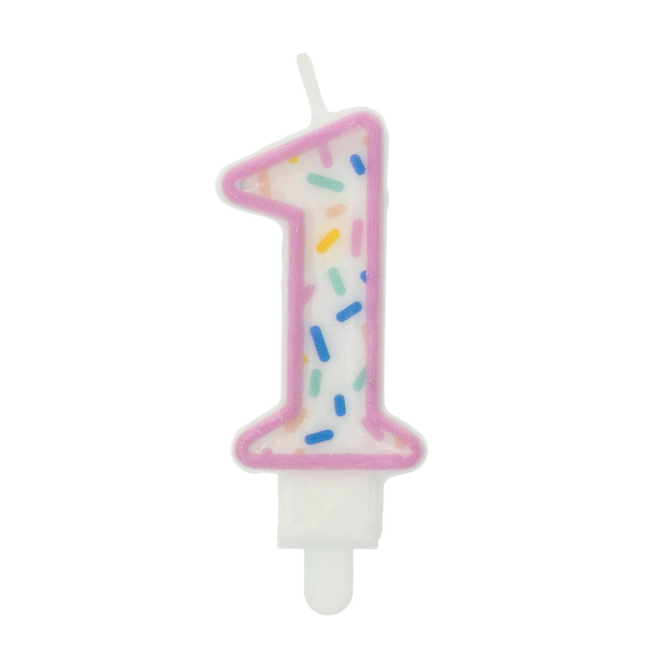 Folat Cijferkaars - Taartkaarsje - 1