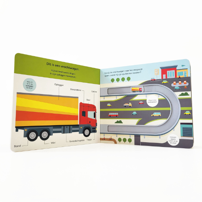 Gottmer Boek - Een rondje met de vrachtwagen - 2+