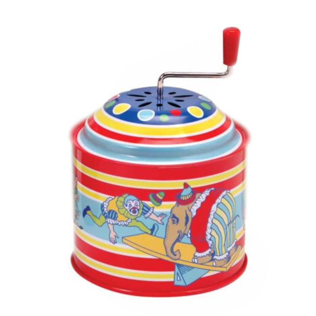 BigJigs Muziekdraaidoosje - Blik - 1st. - Willekeurig geleverd