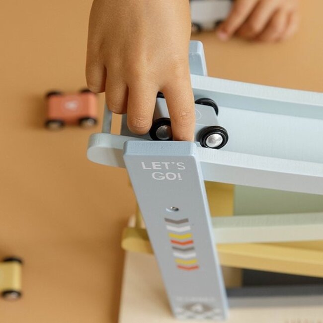 Little Dutch Autobaan - Rollerbaan - Auto's