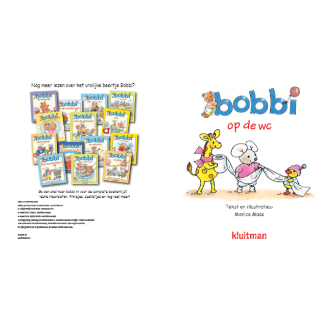 Kluitman Boek - Bobbi op de wc