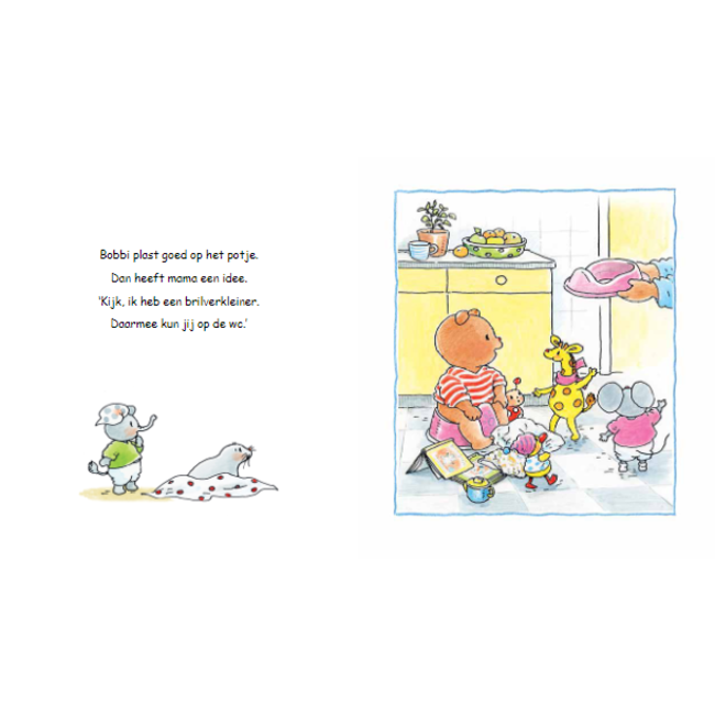 Kluitman Boek - Bobbi op de wc