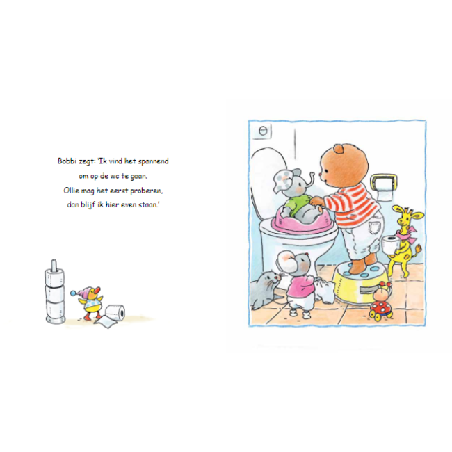 Kluitman Boek - Bobbi op de wc