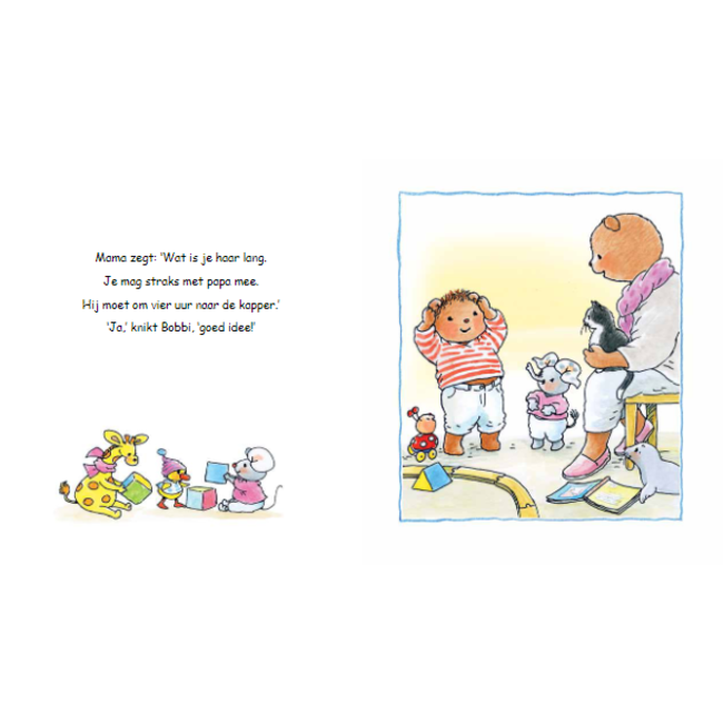 Kluitman Boek - Bobbi naar de kapper