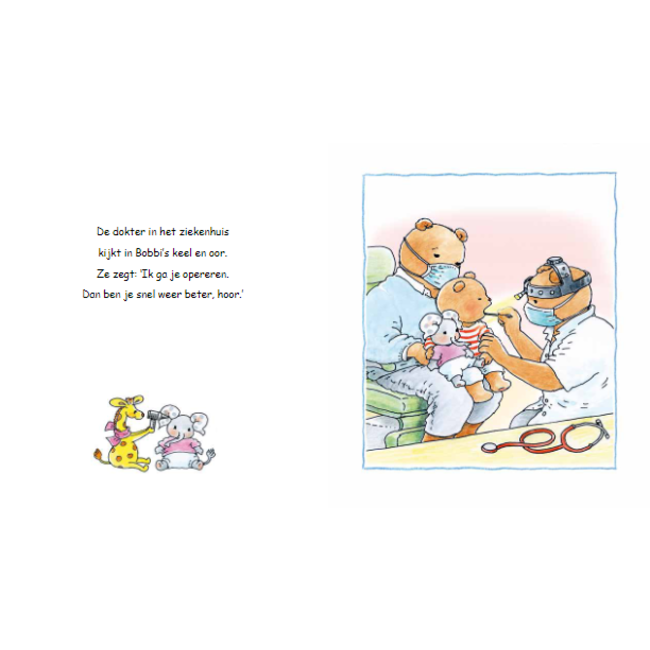 Kluitman Boek - Bobbi naar het ziekenhuis