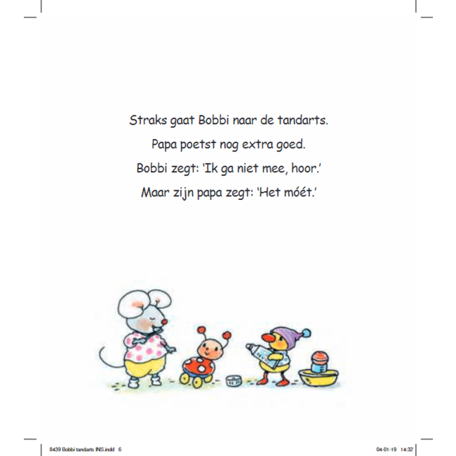 Kluitman Boek - Bobbi naar de tandarts