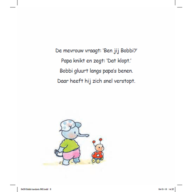 Kluitman Boek - Bobbi naar de tandarts