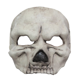 Partychimp Halfmasker - Schedel - Hond - Wit
