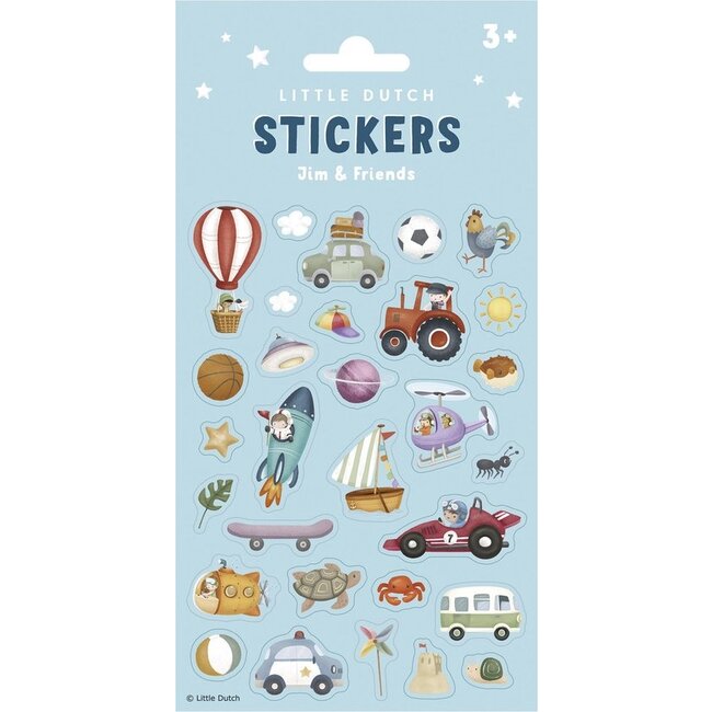 Little Dutch Stickers - Jim & friends