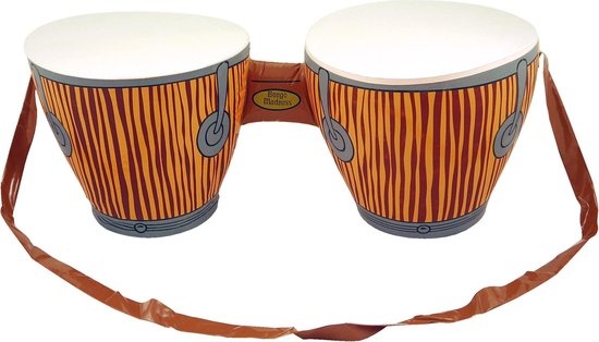 Trommels - Bongo - Opblaasbaar - 27x25x62cm