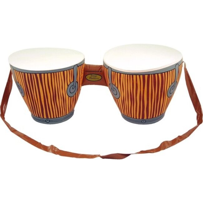 Partychimp Trommels - Bongo - Opblaasbaar - 27x25x62cm