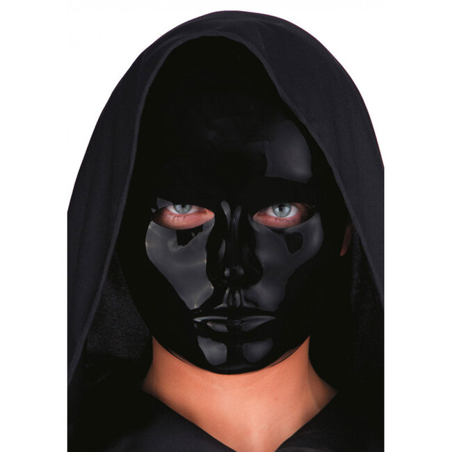 Partychimp Masker - Zwart - Plastic