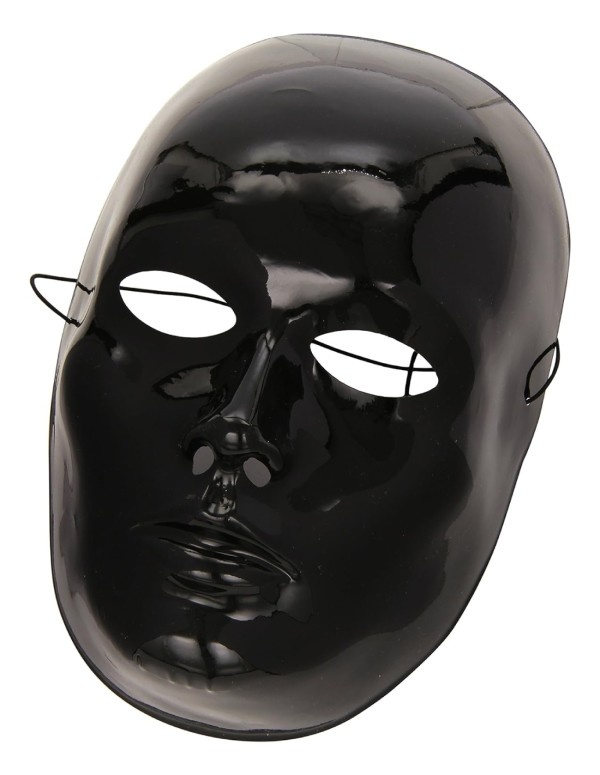 Masker - Zwart - Plastic