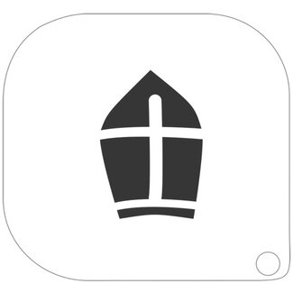 Grimas Schminksjabloon - Sinterklaas - Mijter