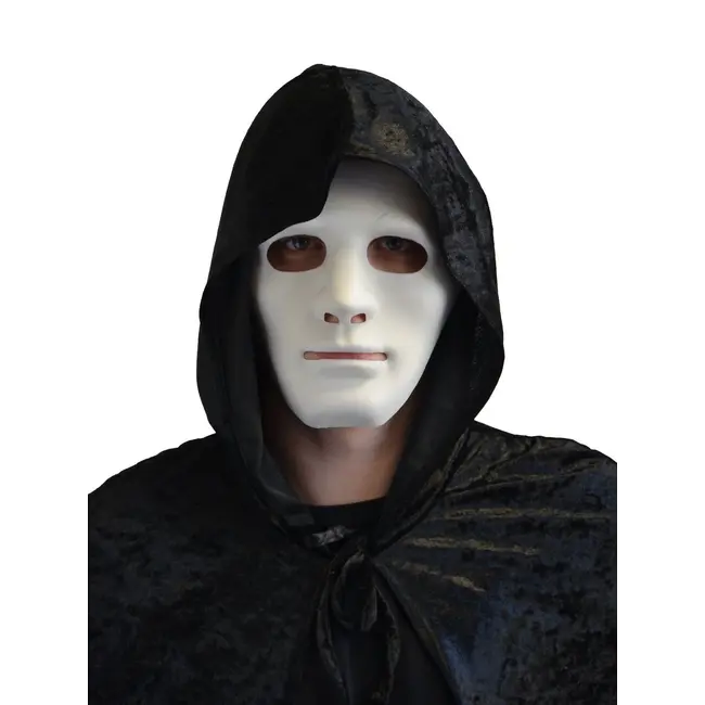 Partychimp Masker - Wit - Plastic