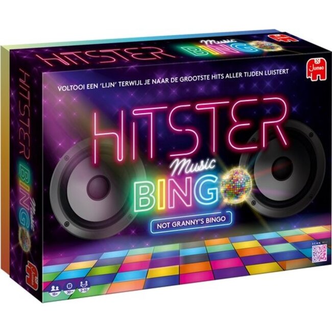 Jumbo Spel - Hitster - Bingo - Voor 2 tot 10 spelers - 16+