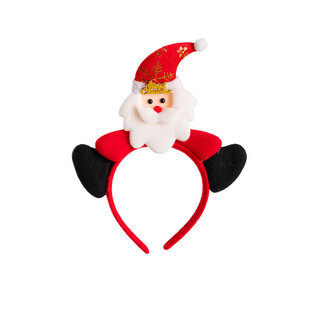 Partychimp Diadeem - Kerstman - Wijdbeens