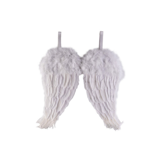 Partychimp Vleugels - Engel - Veren - Wit - 50x45cm