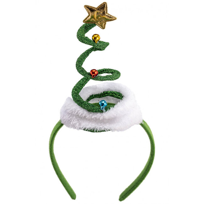Partychimp Diadeem - Kerstboom - Spiraal