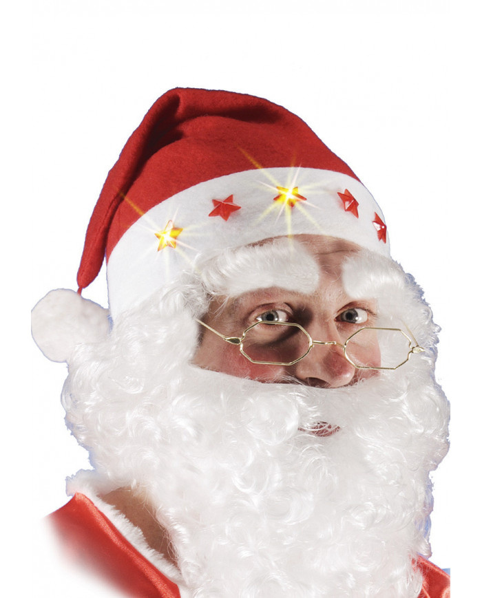 Muts - Kerst - Met lichtgevende sterren - Inclusief batterijen