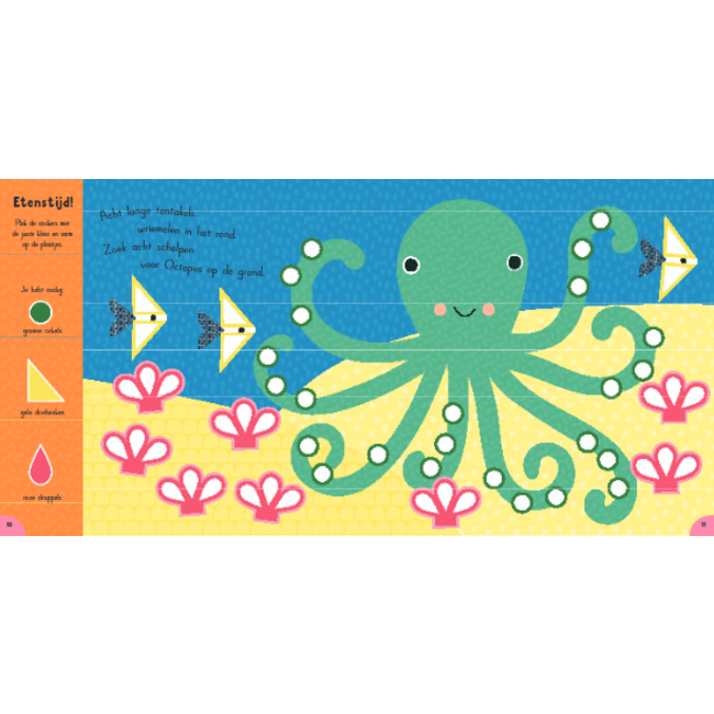 Lantaarn Boek - Zoek en plak - In de oceaan - Met 500+ stickers