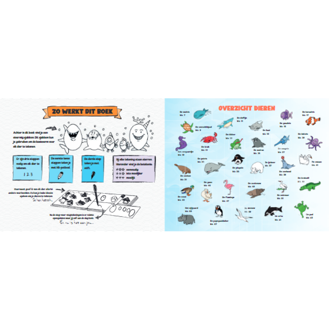 Lantaarn Boek - Tekenboek - Iedereen kan tekenen - Waterwereld