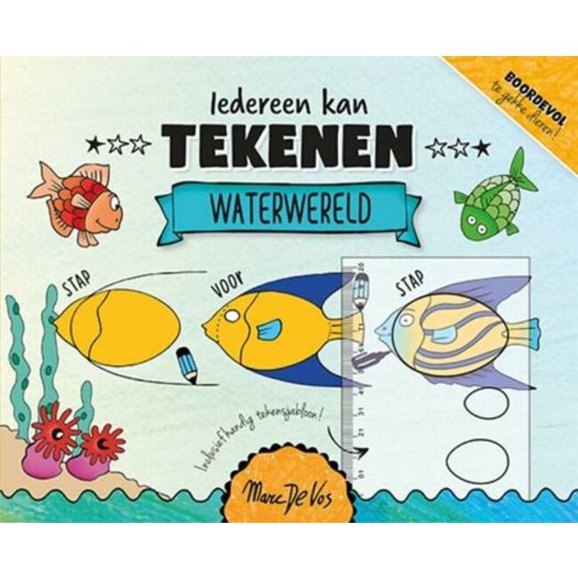 Lantaarn Boek - Tekenboek - Iedereen kan tekenen - Waterwereld