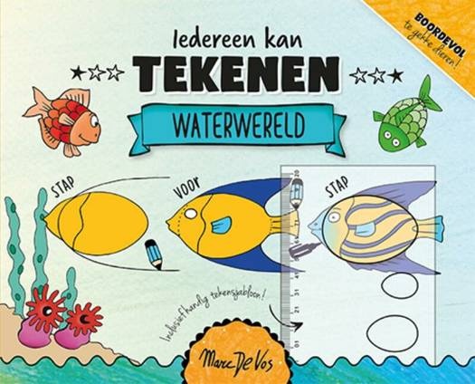 Boek - Tekenboek - Iedereen kan tekenen - Waterwereld