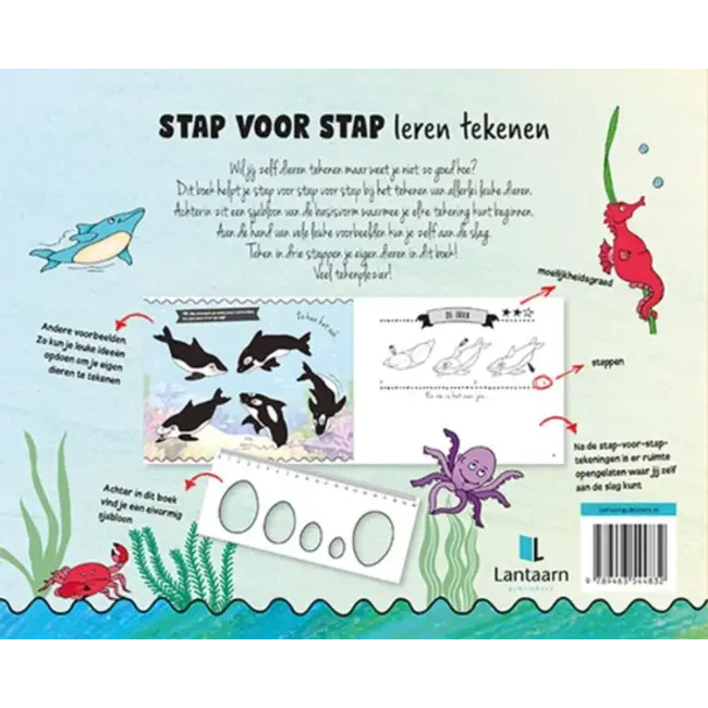 Lantaarn Boek - Tekenboek - Iedereen kan tekenen - Waterwereld