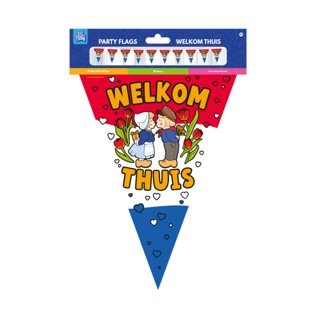 Paperdreams Vlaggenlijn - Welkom thuis - 10m