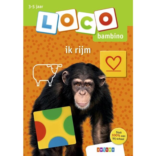 Loco Leerspellen Loco Bambino - Boekje - Ik rijm