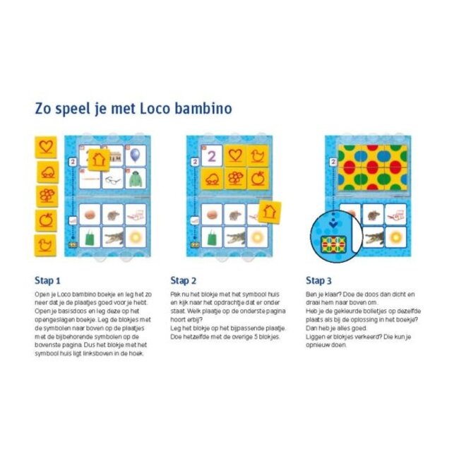 Loco Leerspellen Loco Bambino - Boekje - Ik rijm