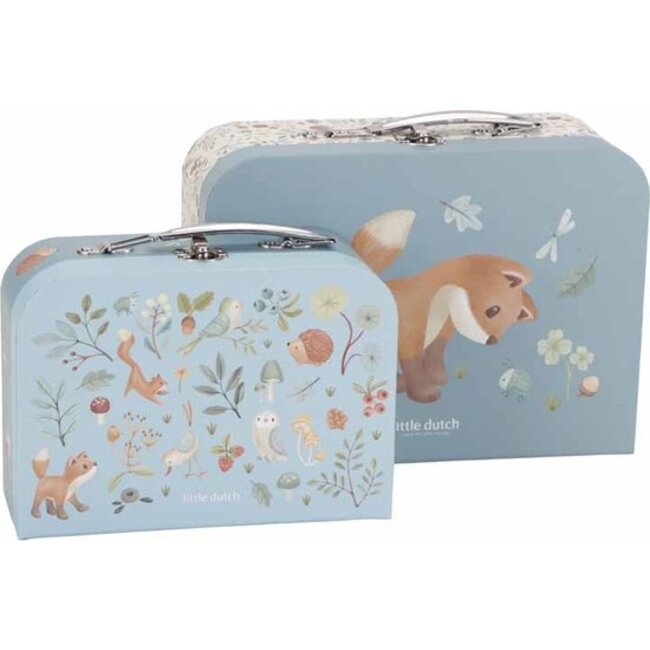 Little Dutch Kofferset - 2-delig - Forest friends - Blauw