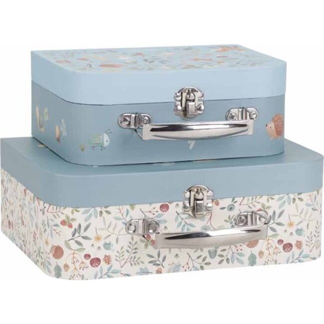 Little Dutch Kofferset - 2-delig - Forest friends - Blauw