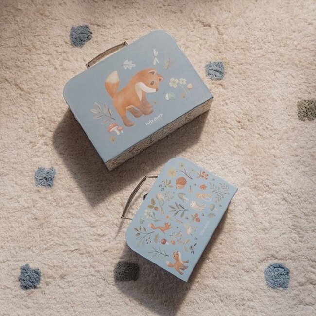 Little Dutch Kofferset - 2-delig - Forest friends - Blauw