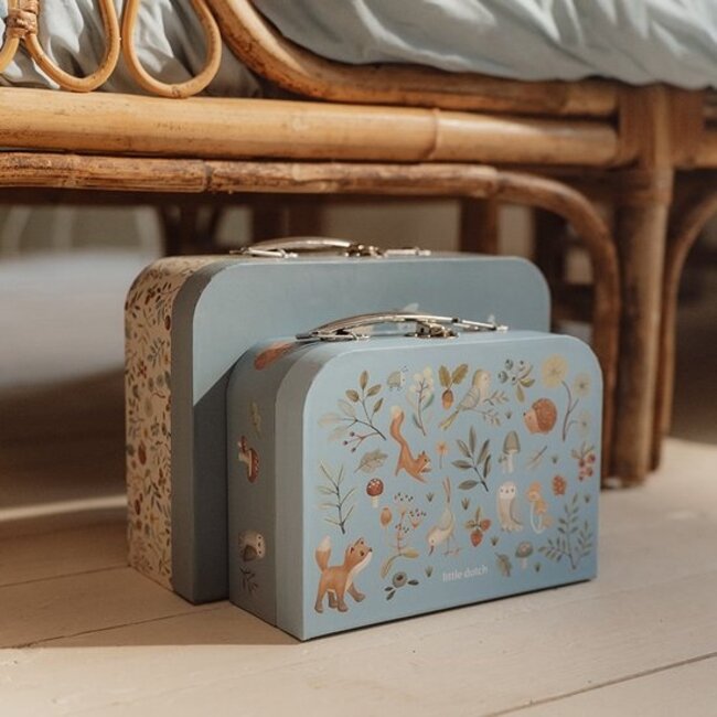 Little Dutch Kofferset - 2-delig - Forest friends - Blauw