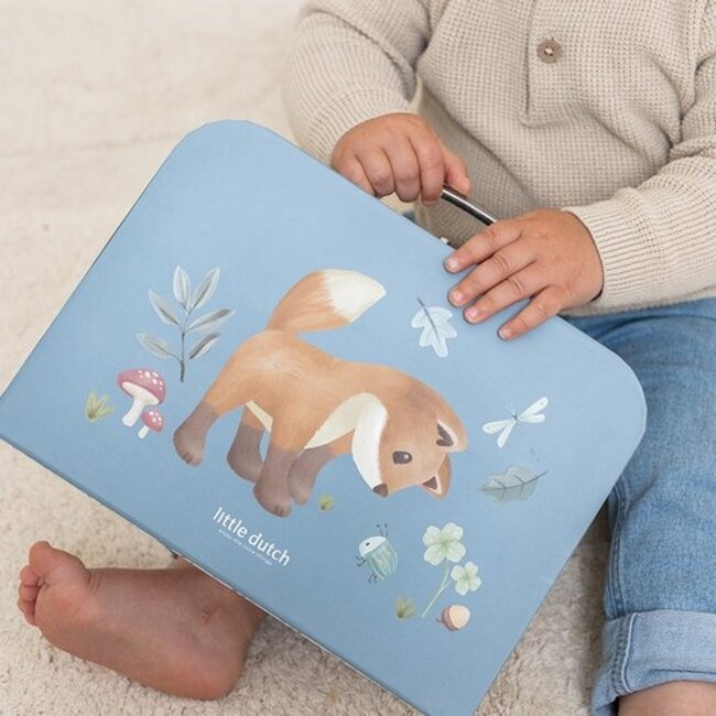 Little Dutch Kofferset - 2-delig - Forest friends - Blauw